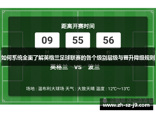 如何系统全面了解英格兰足球联赛的各个级别层级与晋升降级规则