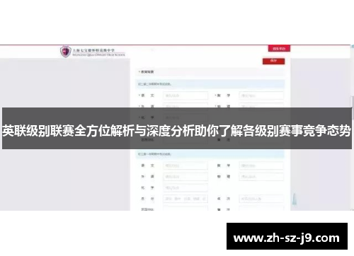 英联级别联赛全方位解析与深度分析助你了解各级别赛事竞争态势